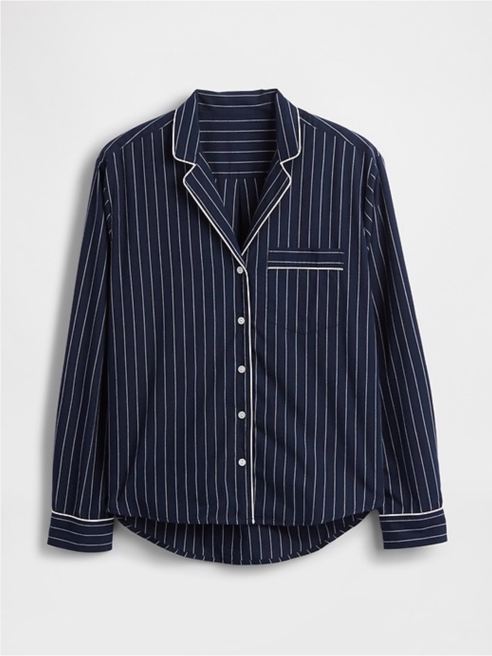 GAP Body Women's Navy Flannel Pajamas Set - 100% Cotton